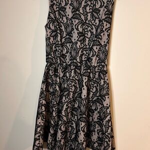 Elegant Black Lace Dress